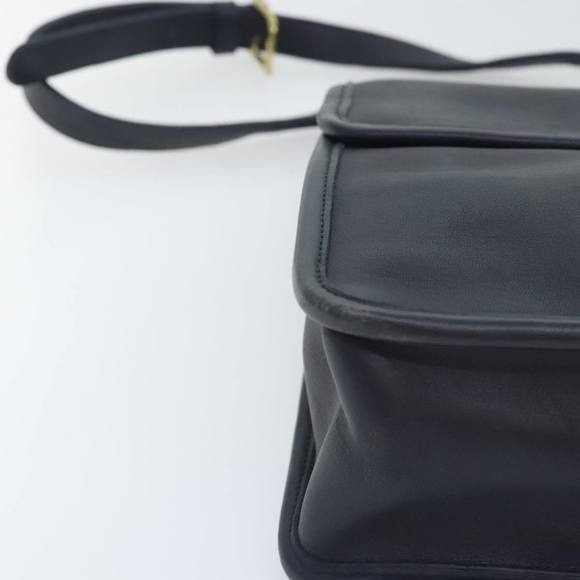 Coach Hand Bag Leather 2way Black Auth am6884 - Picture 16 of 16